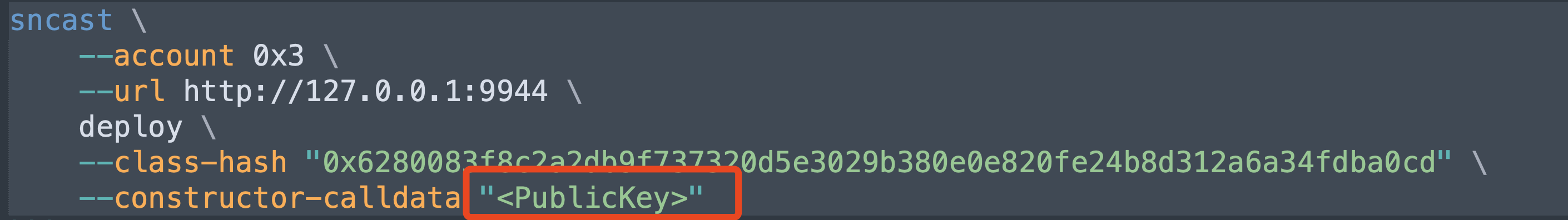 AppChainDeployAccount